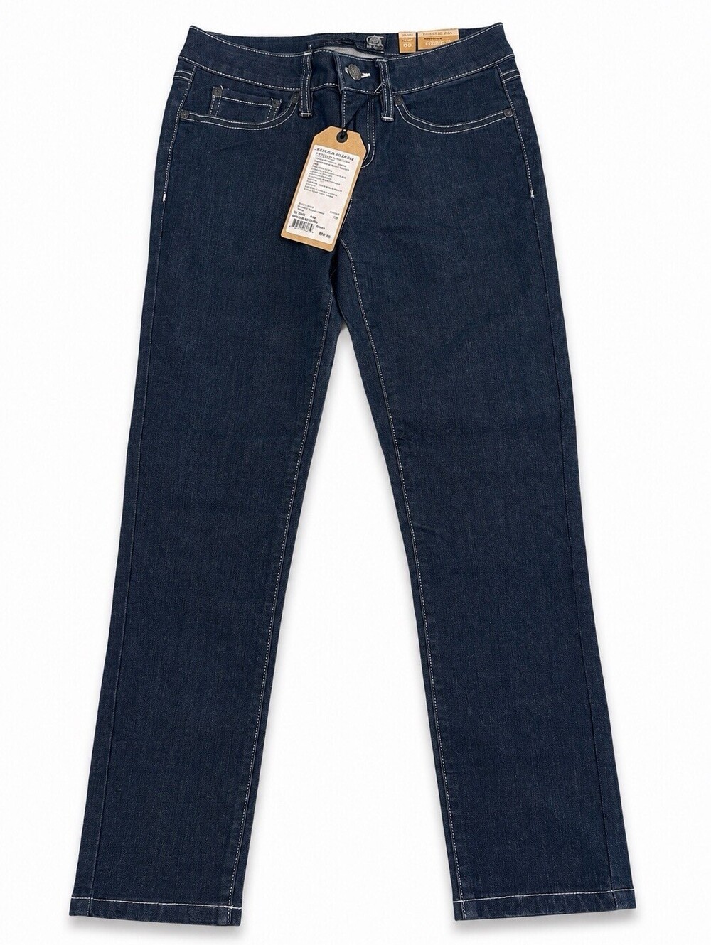 prAna Kayla Jeans Womens 00 24 Denim NWT 36” Stretch Mid Rise Skinny $99
